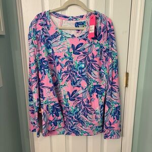 Lilly Pulitzer Beach Comb Pullover XXL Just a lil Jelly